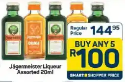 Pick n Pay Jagermeister Liqueur Assorted offer