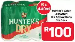 Pick n Pay Hunter's Cider Assorted Cans offer