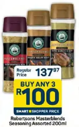 Pick n Pay Robertsons Masterblends Seasoning Assorted offer