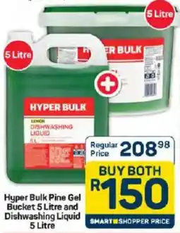 Pick n Pay Hyper Bulk Pine Gel Bucket and Dishwashing Liquid offer