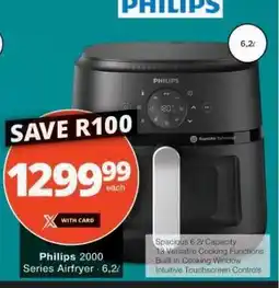 Checkers Philips 2000 Series Airfryer offer