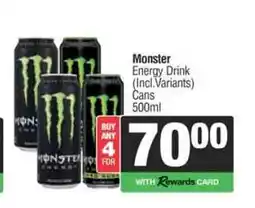 Spar Tops MONSTER ENERGY DRINK offer
