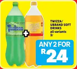 Usave Twizza/ ubrand soft drinks offer