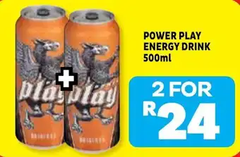 Power play energy drink