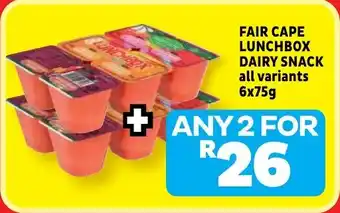 Usave Fair cape lunchbox dairy snack offer