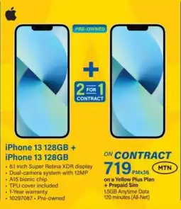 Incredible Connection iPhone 13 128GB + iPhone 13 128GB offer