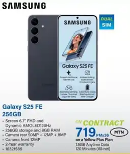 Incredible Connection Samsung Galaxy S25 FE 256GB offer