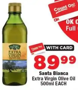 OK Foods Santa Bianca Extra Virgin Olive Oil offer