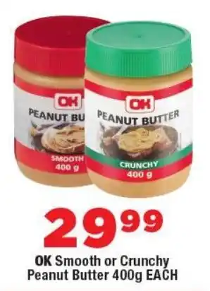 OK Foods OK Smooth or Crunchy Peanut Butter offer