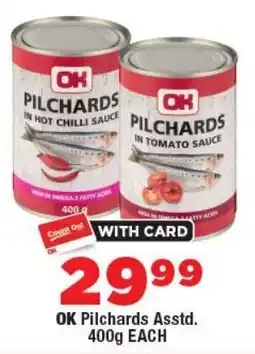OK Foods OK Pilchards offer