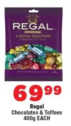 OK Foods Regal Chocolates & Toffees offer