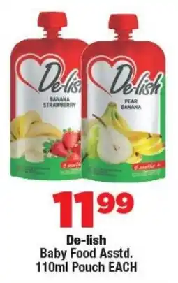 OK Foods De-lish Baby Food Pouch offer