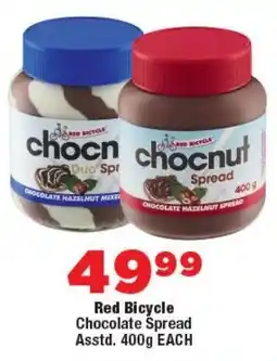 OK Foods Red Bicycle Chocolate Spread offer