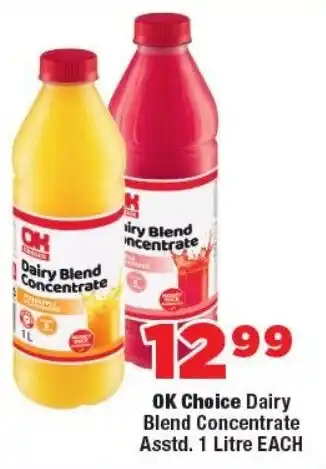 OK Foods OK Choice Dairy Blend Concentrate offer