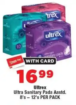 OK Foods Ultrex Ultra Sanitary Pads offer