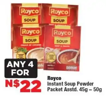 OK Foods Royco Instant Soup Powder Packet offer