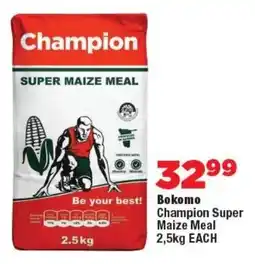 OK Foods Bokomo Champion Super Maize Meal offer