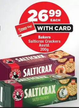 OK Foods Bakers Salticrax Crackers offer