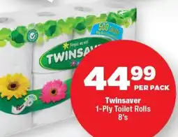 OK Foods Twinsaver 1-Ply Toilet Rolls offer