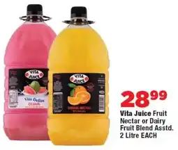 OK Foods Vita Juice Fruit Nectar or Dairy Fruit Blend offer