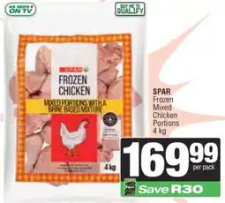 Spar SPAR Frozen Mixed Chicken Portions offer