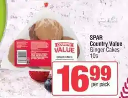 Spar SPAR Country Value Ginger Cakes offer