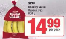 Spar SPAR Country Value Banana Bag offer