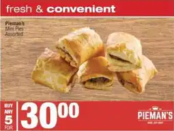 Spar Pieman's Mini Pies Assorted offer