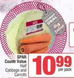 Spar SPAR Country Value Half Cabbage and Carrots offer