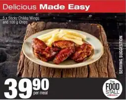 Spar Sticky Chikka Wings and Chips offer