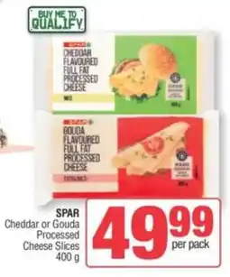 Spar SPAR Cheddar or Gouda Processed Cheese Slices offer