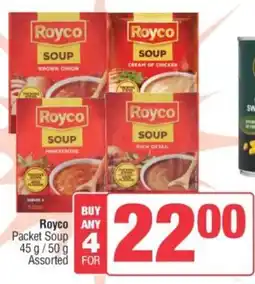Spar Royco Packet Soup Assorted offer