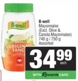 Spar B-well Mayonnaise Assorted offer