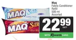 Spar Maq Fabric Conditioner Refill Assorted offer