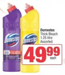 Spar Domestos Thick Bleach Assorted offer