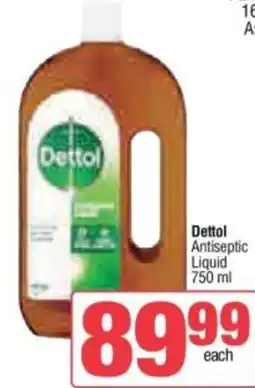 Spar Dettol Antiseptic Liquid offer