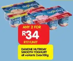 Shoprite Danone nutriday smooth yoghurt offer