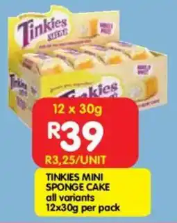 Shoprite Tinkies mini sponge cake offer