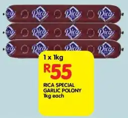 Shoprite Rica special garlic polony offer