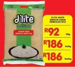 Shoprite D'lite white medium grain parboiled rice offer