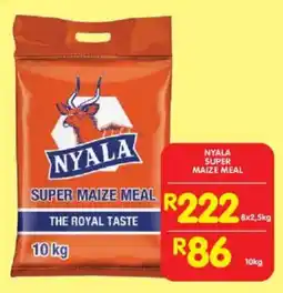 Shoprite Nyala super maize meal offer