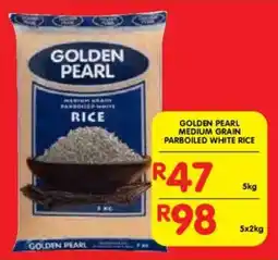 Shoprite Golden pearl medium grain parboiled white rice offer