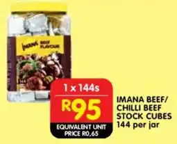 Shoprite Imana beef/ chilli beef stock cubes offer