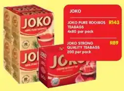 Shoprite Joko pure rooibos teabags offer