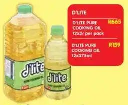 Shoprite D'lite pure cooking oil offer