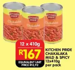 Shoprite Kitchen pride chakalaka mild & spicy offer