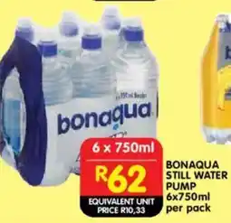 Shoprite Bonaqua still water pump offer