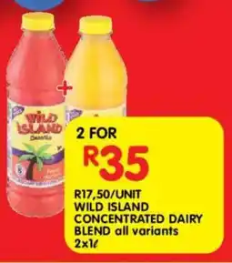 Shoprite Wild island concentrated dairy blend offer