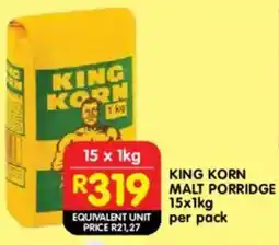 Shoprite King korn malt porridge offer