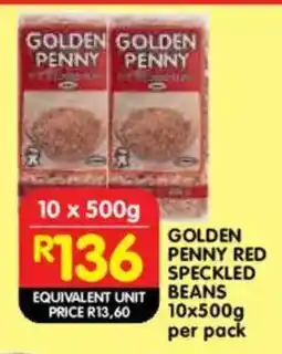 Shoprite Golden penny red speckled beans offer